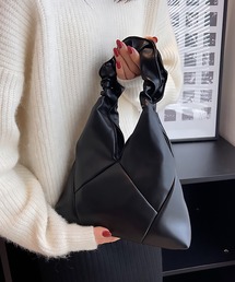 SETUP7 | 【SETUP7】ギャザーストラップトライアングルバッグ KNF(ハンドバッグ)