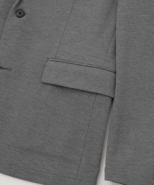 NANO universe(ナノユニバース)の「LB.03/「Damerino」ストレッチカノコ セットアップ/ジャケット&パンツ(セットアップ・メンズ・ダークブルー/ブラック/チャコール・L/S/XL/M)」の7枚目の写真