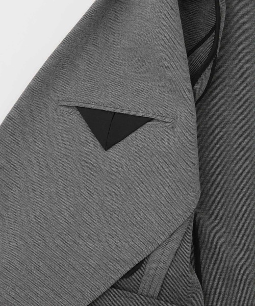 NANO universe(ナノユニバース)の「LB.03/「Damerino」ストレッチカノコ セットアップ/ジャケット&パンツ(セットアップ・メンズ・ダークブルー/ブラック/チャコール・L/S/XL/M)」の20枚目の写真