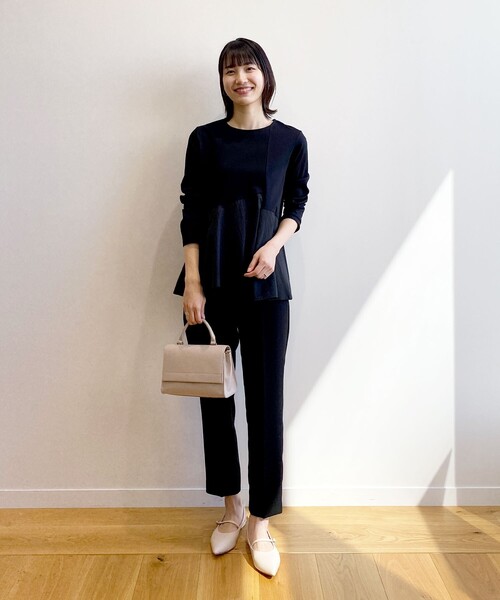 OPAQUE.CLIP（オペークドットクリップ）の「◆バックストラップパンプス【抗菌防臭加工】（サンダル・レディース・ライトベージュ/ブラック・03/02）」の14枚目の写真