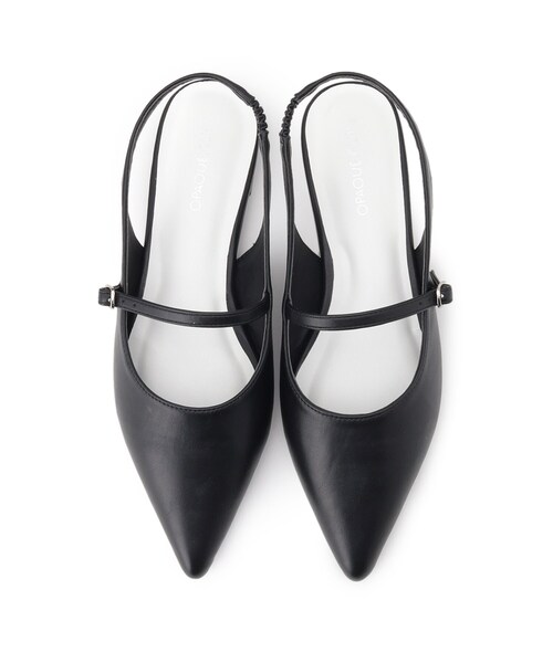 OPAQUE.CLIP（オペークドットクリップ）の「◆バックストラップパンプス【抗菌防臭加工】（サンダル・レディース・ライトベージュ/ブラック・03/02）」の18枚目の写真