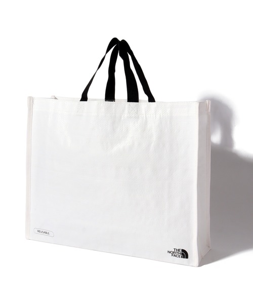 THE NORTH FACE(ザノースフェイス)の「【THE NORTH FACE/ザノースフェイス】SHOPPER BAG M/ショッパーバッグ(エコバッグ/サブバッグ・メンズ・ホワイト/ホワイト系1・FREE)」の5枚目の写真