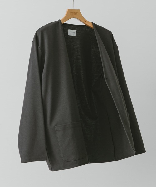 URBAN RESEARCH DOORS（アーバンリサーチドアーズ）の「『UR TECH ひやサラクール』ポンチカーディガン（カーディガン/ボレロ・メンズ・ネイビー/ダークグレー/ライトグレー/ライトブラウン/グレー/ブルー系その他・MEDIUM/LARGE）」の3枚目の写真