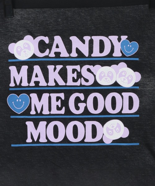 Candy Stripper（キャンディストリッパー）の「GOOD MOOD BIG Tシャツ（Tシャツ/カットソー・レディース・ライトブルー/ブラック/オフホワイト・2）」の15枚目の写真