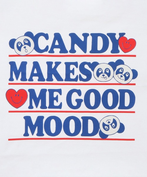 Candy Stripper（キャンディストリッパー）の「GOOD MOOD BIG Tシャツ（Tシャツ/カットソー・レディース・ライトブルー/ブラック/オフホワイト・2）」の16枚目の写真