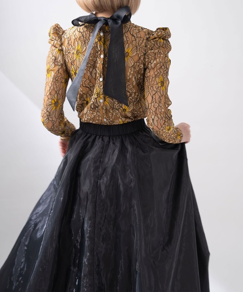 qumerry.(キュメリ)の「レースボリュームブラウス(シャツ/ブラウス・レディース・オフホワイト/サックスブルー/ライトイエロー・MEDIUM/SMALL)」の20枚目の写真