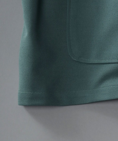 SITRY(シトリー)の「amundsen tailored no collar jacket/梨地織り テーラード ノーカラージャケット カーディガン セットアップ対応可(ノーカラージャケット・メンズ・グリーン/チャコールグレー/ベージュ/ブラック/グレー/ネイビー/ブラウン/カーキ・LL/L/M)」の14枚目の写真