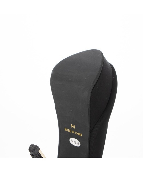 Mafmof(マフモフ)の「Mafmof(マフモフ)13.5cmグリッターヒールシンプルストームパンプス(パンプス・レディース・ブラック/ベージュ/ホワイト・S/M/L/LL)」の18枚目の写真