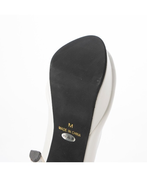 Mafmof(マフモフ)の「Mafmof(マフモフ)13.5cmグリッターヒールシンプルストームパンプス(パンプス・レディース・ブラック/ベージュ/ホワイト・S/M/L/LL)」の19枚目の写真