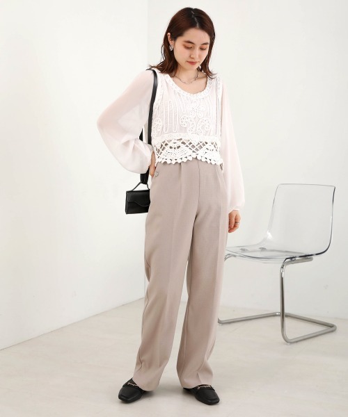 Bab（バブ）の「マイクロショルダーバッグ（ショルダーバッグ・レディース・アイボリー/ブラック/ブラウン・ONESIZE）」の4枚目の写真