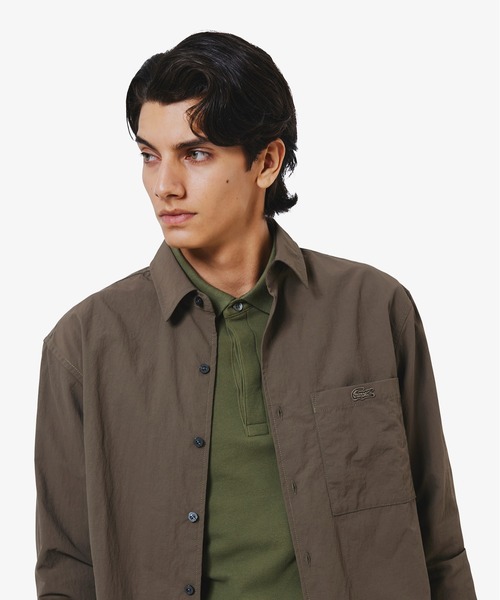 セール】撥水リサイクルナイロンアウターシャツ（シャツ/ブラウス