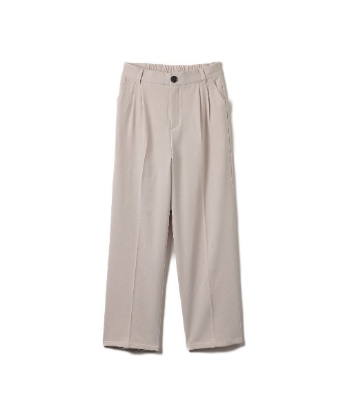 ad thie（アドティエ）の「★今なら490円！★センタープレス ストレート スラックス（スラックス・レディース・アイボリー/ピンクベージュ/マスタード/ブラック/ダークブラウン・M/S）」の14枚目の写真