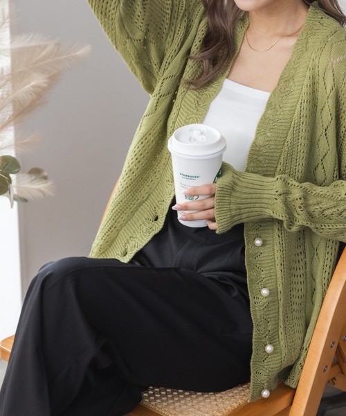 ad thie（アドティエ）の「★今なら490円！★センタープレス ストレート スラックス（スラックス・レディース・アイボリー/ピンクベージュ/マスタード/ブラック/ダークブラウン・M/S）」の11枚目の写真