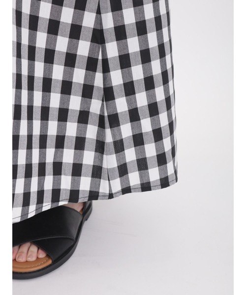 sm2rhythm（サマンサモスモスリズム）の「ギンガムチェックワンピース（ワンピース・レディース・ブラック/ピンク/ブルー・ﾌﾘ-）」の22枚目の写真