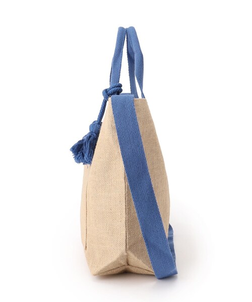 SHOO・LA・RUE(シューラルー)の「◆【2WAY】ざっくりジュートショルダー(ショルダーバッグ・レディース・ブラック/イエロー/ブルー/ブラック系・00)」の17枚目の写真