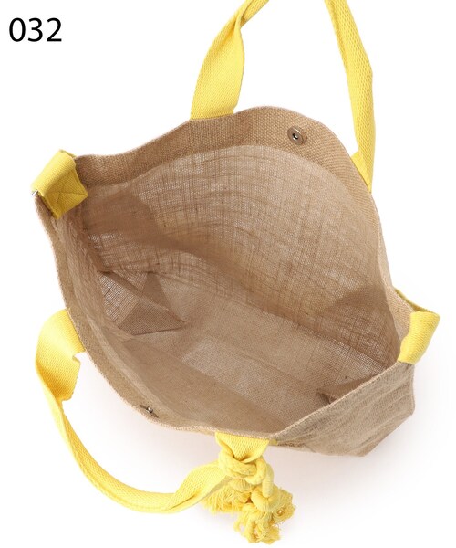 SHOO・LA・RUE(シューラルー)の「◆【2WAY】ざっくりジュートショルダー(ショルダーバッグ・レディース・ブラック/イエロー/ブルー/ブラック系・00)」の15枚目の写真