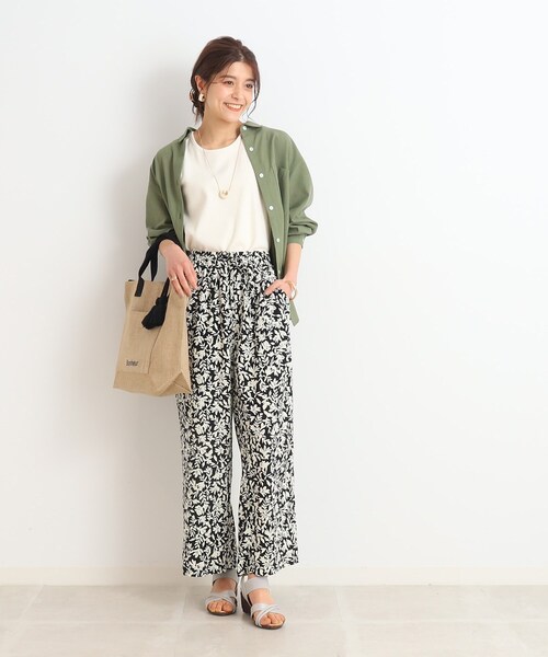 SHOO・LA・RUE(シューラルー)の「◆【2WAY】ざっくりジュートショルダー(ショルダーバッグ・レディース・ブラック/イエロー/ブルー/ブラック系・00)」の8枚目の写真