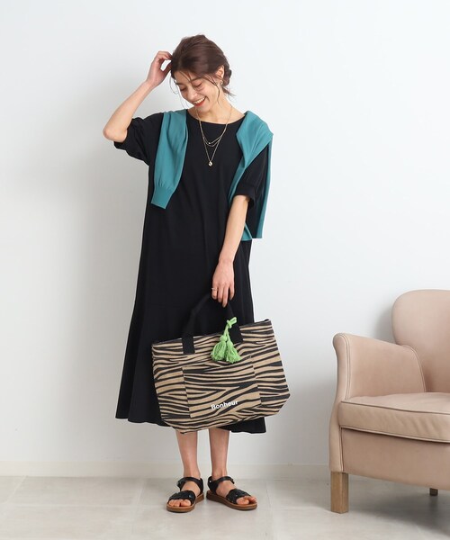 SHOO・LA・RUE(シューラルー)の「◆【2WAY】ざっくりジュートショルダー(ショルダーバッグ・レディース・ブラック/イエロー/ブルー/ブラック系・00)」の21枚目の写真