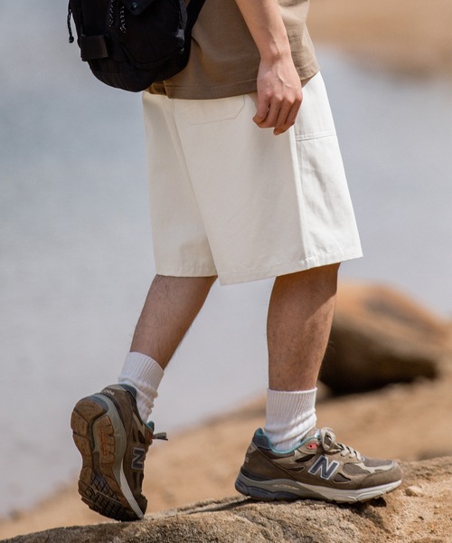 HOOK(フック)の「【HOOK】ビッグポケットハーフカーゴパンツ (SS)(カーゴパンツ・メンズ・ブラック/ライトベージュ/ダークベージュ/ブラウン・M/L/XL/XXL)」の14枚目の写真