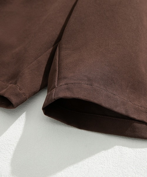 HOOK(フック)の「【HOOK】ビッグポケットハーフカーゴパンツ (SS)(カーゴパンツ・メンズ・ブラック/ライトベージュ/ダークベージュ/ブラウン・M/L/XL/XXL)」の6枚目の写真