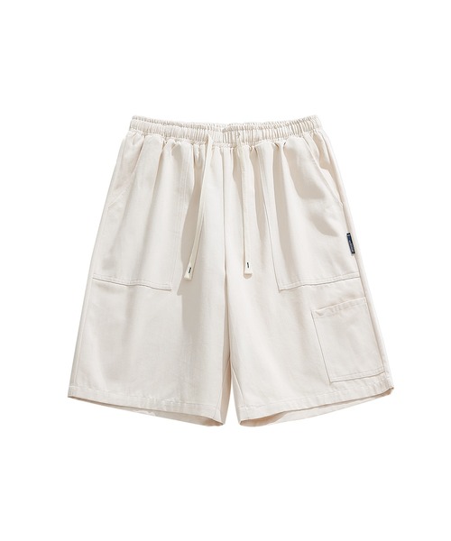 HOOK(フック)の「【HOOK】ビッグポケットハーフカーゴパンツ (SS)(カーゴパンツ・メンズ・ブラック/ライトベージュ/ダークベージュ/ブラウン・M/L/XL/XXL)」の7枚目の写真