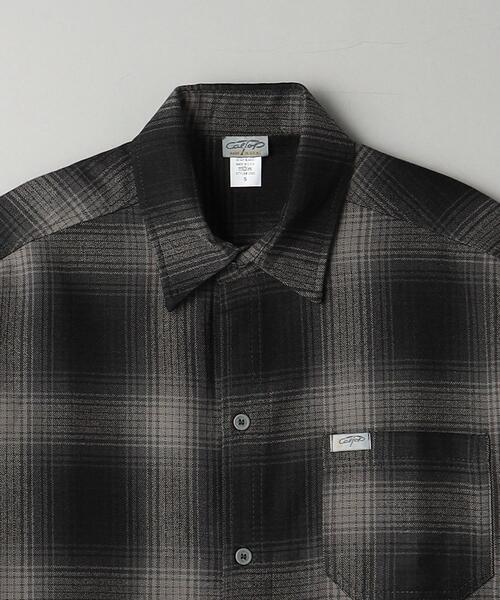 BEAUTY&YOUTH UNITED ARROWS（ビューティーアンドユースユナイテッドアローズ）の「＜CalTop＞ OMBRE CHECK SHORT SLEEVE SHIRT/シャツ（シャツ/ブラウス・メンズ・ライトグレー/ブラック・M/S）」の10枚目の写真