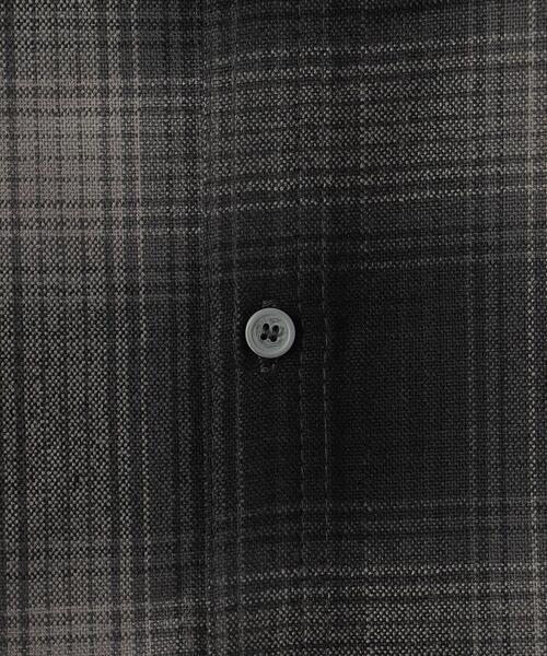 BEAUTY&YOUTH UNITED ARROWS（ビューティーアンドユースユナイテッドアローズ）の「＜CalTop＞ OMBRE CHECK SHORT SLEEVE SHIRT/シャツ（シャツ/ブラウス・メンズ・ライトグレー/ブラック・M/S）」の11枚目の写真