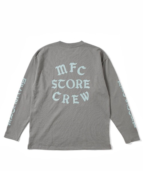 FRUIT OF THE LOOM(フルーツオブザルーム)の「FRUIT OF THE LOOM x MFC STORE MFC STORE CREW L/S TEE(Tシャツ/カットソー・メンズ・インディゴブルー/ピンク/ホワイト/ブラック/サックスブルー/グレー・M/L/XL)」の15枚目の写真