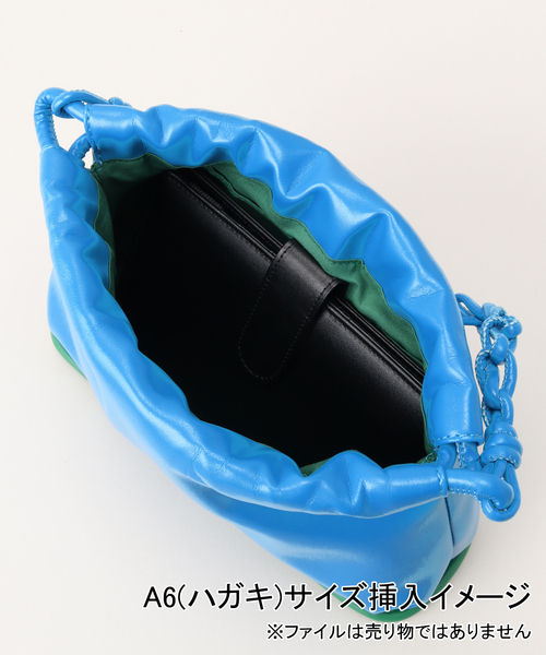 Casselini（キャセリーニ）の「【Casselini/キャセリーニ】プランプドロストバッグ（ショルダーバッグ・レディース・ブルー/ブラック/アイボリー/オレンジ・FREE）」の12枚目の写真