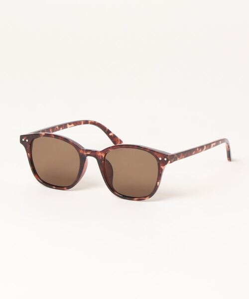 Revo.（レボ）の「＜ROOP＞WELLINGTON COLOR FLAT LENS SUNGLASSES / 'ループ' ウェリントン フラットレンズ サングラス カラーレンズ クリアフレーム UVカット（サングラス・メンズ・スモーク/ブラック/ライトブルー/ライトベージュ/ライトグレー/ライトオレンジ系/ブラウン・FREE）」の17枚目の写真