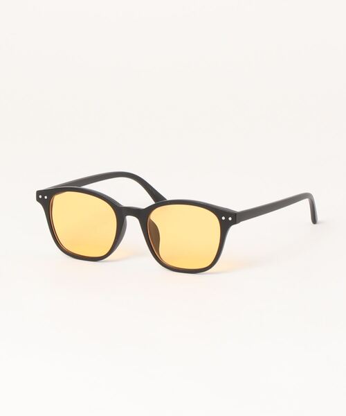 Revo.（レボ）の「＜ROOP＞WELLINGTON COLOR FLAT LENS SUNGLASSES / 'ループ' ウェリントン フラットレンズ サングラス カラーレンズ クリアフレーム UVカット（サングラス・メンズ・スモーク/ブラック/ライトブルー/ライトベージュ/ライトグレー/ライトオレンジ系/ブラウン・FREE）」の21枚目の写真