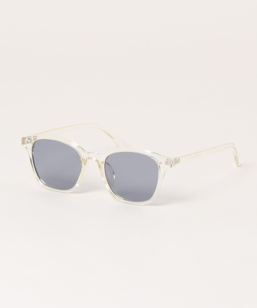 Revo.（レボ）の「＜ROOP＞WELLINGTON COLOR FLAT LENS SUNGLASSES / 'ループ' ウェリントン フラットレンズ サングラス カラーレンズ クリアフレーム UVカット（サングラス・メンズ・スモーク/ブラック/ライトブルー/ライトベージュ/ライトグレー/ライトオレンジ系/ブラウン・FREE）」の19枚目の写真