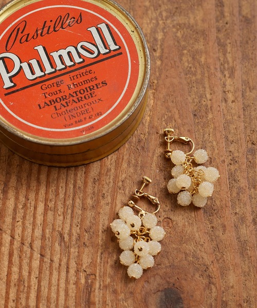 Dot&Stripes CHILD WOMAN(ドットアンドストライプス チャイルドウーマン)の「キャンディービーズ イヤリング(イヤリング・レディース・アイボリー/サックスブルー/ピンク・FREE)」の8枚目の写真