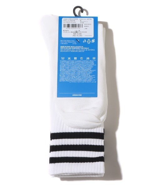 adidas（アディダス）の「adidas SOLID CREW SOCK / アディダス ソリッド クルー ソックス（ソックス/靴下・メンズ・ホワイト・S/M/L）」の3枚目の写真