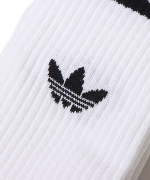 adidas（アディダス）の「adidas SOLID CREW SOCK / アディダス ソリッド クルー ソックス（ソックス/靴下・メンズ・ホワイト・S/M/L）」の5枚目の写真