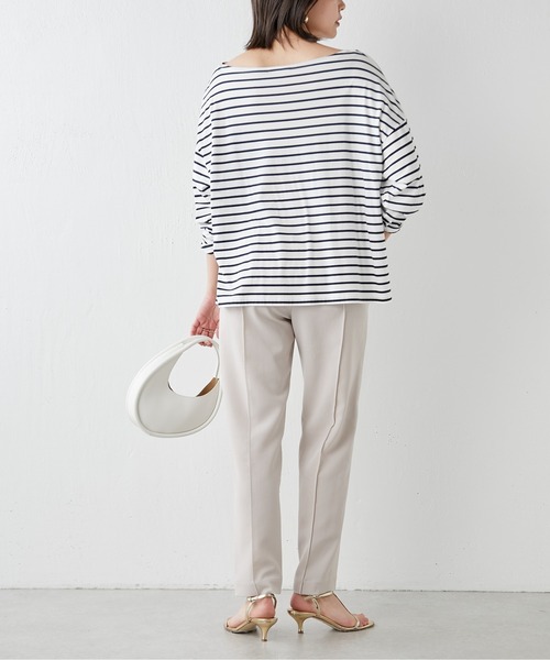 Drawing Numbers（ドローイング ナンバーズ）の「【Drawing Numbers】ドライツイルテーパードパンツ（スラックス・レディース・ブラック/ベージュ/カーキ・38/36）」の22枚目の写真