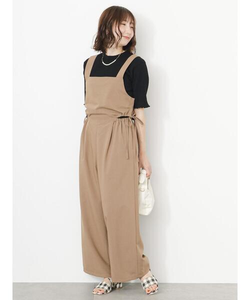 Te chichi TERRASSE（テチチテラス）の「◎【マシンウォッシャブル】半袖ニットプルオーバー（ニット/セーター・レディース・ブルー/オフホワイト/イエロー/ブラック・F）」の7枚目の写真