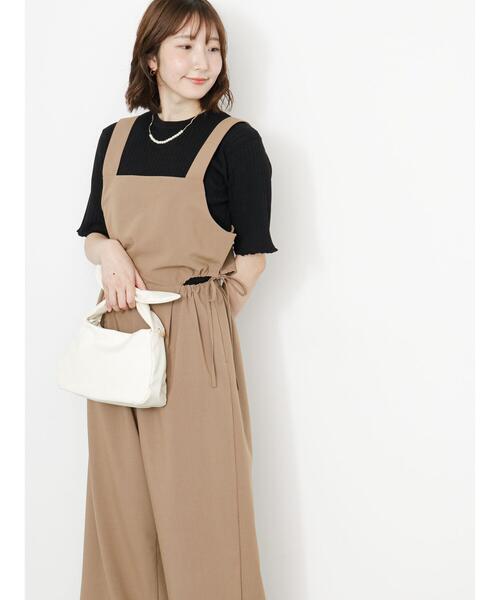 Te chichi TERRASSE（テチチテラス）の「◎【マシンウォッシャブル】半袖ニットプルオーバー（ニット/セーター・レディース・ブルー/オフホワイト/イエロー/ブラック・F）」の8枚目の写真