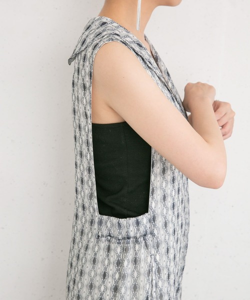 KBF（ケイビーエフ）の「楊柳プリントサロペット（サロペット/オーバーオール・レディース・ブルー系その他/オレンジ系その他・ONE）」の21枚目の写真