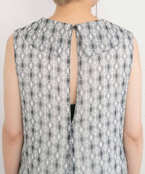 KBF（ケイビーエフ）の「楊柳プリントサロペット（サロペット/オーバーオール・レディース・ブルー系その他/オレンジ系その他・ONE）」の14枚目の写真