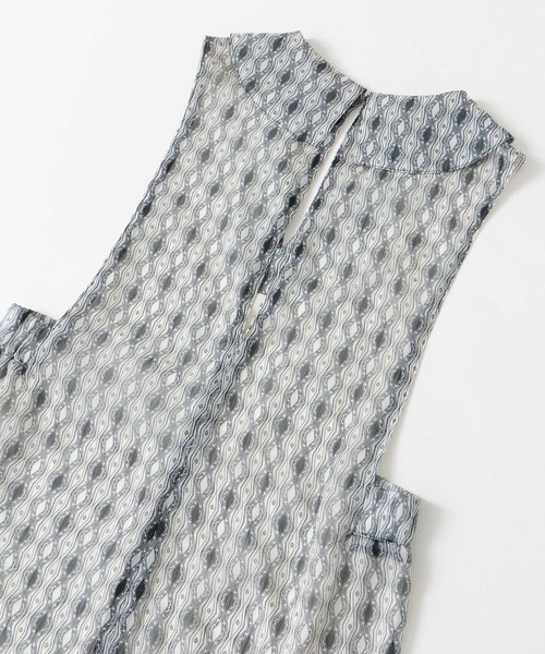 KBF（ケイビーエフ）の「楊柳プリントサロペット（サロペット/オーバーオール・レディース・ブルー系その他/オレンジ系その他・ONE）」の22枚目の写真