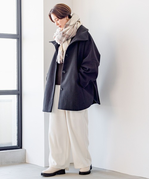 LEPSIM(レプシィム)の「洗えるチェックストール23AW 967394(ストール/ショール・レディース・ブルー/アイボリー/ネイビー/イエロー/ベージュ・ONE SIZE)」の7枚目の写真