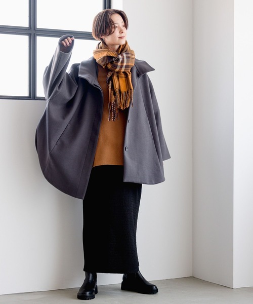 LEPSIM(レプシィム)の「洗えるチェックストール23AW 967394(ストール/ショール・レディース・ブルー/アイボリー/ネイビー/イエロー/ベージュ・ONE SIZE)」の16枚目の写真