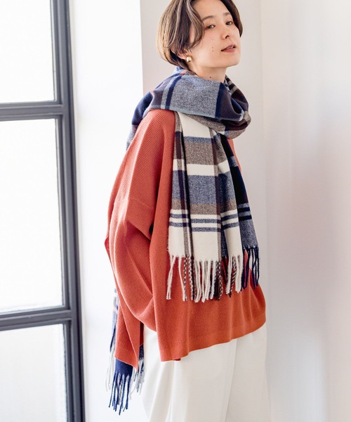 LEPSIM（レプシィム）の「洗えるチェックストール23AW 967394