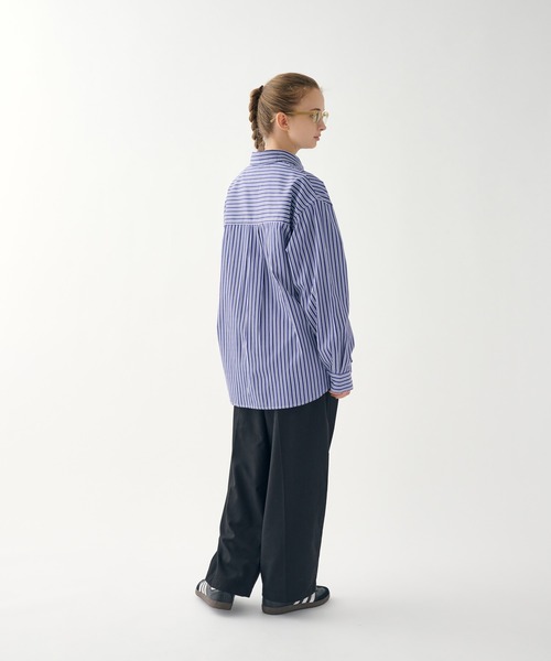 WETTEMPT(ウィテンプト)の「STRIPE・CHECK DOUBLE POCKET SHIRT / ストライプ・チェックダブルポケットシャツ(シャツ/ブラウス・メンズ・テラコッタ/ブルー・LARGE/SMALL/MEDIUM)」の9枚目の写真