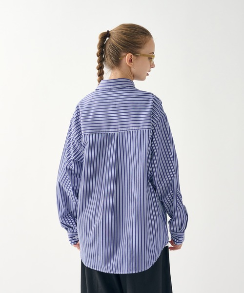 WETTEMPT(ウィテンプト)の「STRIPE・CHECK DOUBLE POCKET SHIRT / ストライプ・チェックダブルポケットシャツ(シャツ/ブラウス・メンズ・テラコッタ/ブルー・LARGE/SMALL/MEDIUM)」の6枚目の写真