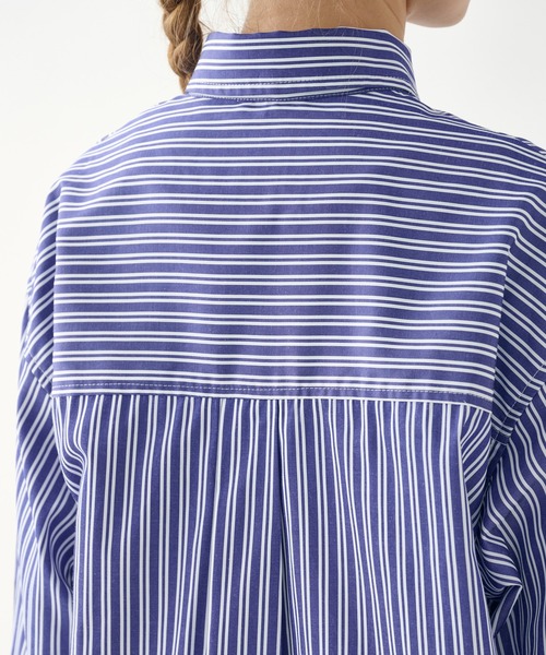 WETTEMPT(ウィテンプト)の「STRIPE・CHECK DOUBLE POCKET SHIRT / ストライプ・チェックダブルポケットシャツ(シャツ/ブラウス・メンズ・テラコッタ/ブルー・LARGE/SMALL/MEDIUM)」の17枚目の写真