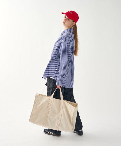 WETTEMPT(ウィテンプト)の「STRIPE・CHECK DOUBLE POCKET SHIRT / ストライプ・チェックダブルポケットシャツ(シャツ/ブラウス・メンズ・テラコッタ/ブルー・LARGE/SMALL/MEDIUM)」の13枚目の写真