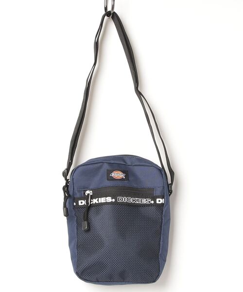Dickies(ディッキーズ)の「【Dickies/ディッキーズ】LOGO TAPE MINI SHOULDER(ショルダーバッグ・メンズ・カーキ/ネイビー/ブラック/ベージュ・ONE)」の1枚目の写真