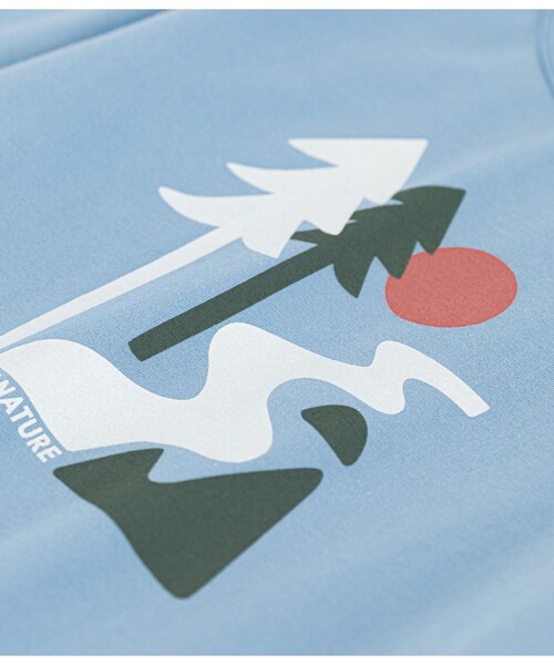 PETIT BATEAU（プチバトー）の「プリント長袖Ｔシャツ（Tシャツ/カットソー・キッズ・ブルー系その他/ホワイト×ブルー/ライトブルー/ライトグレー/ダークネイビー・10YEAR/12YEAR/6YEAR/8YEAR）」の7枚目の写真